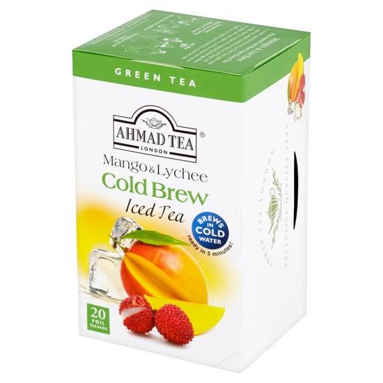 Ahmad Tea Cold Brew - zelený s citronem a mátou