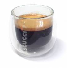 Dvoustěnné termo skleničky na kávu, 2 ks